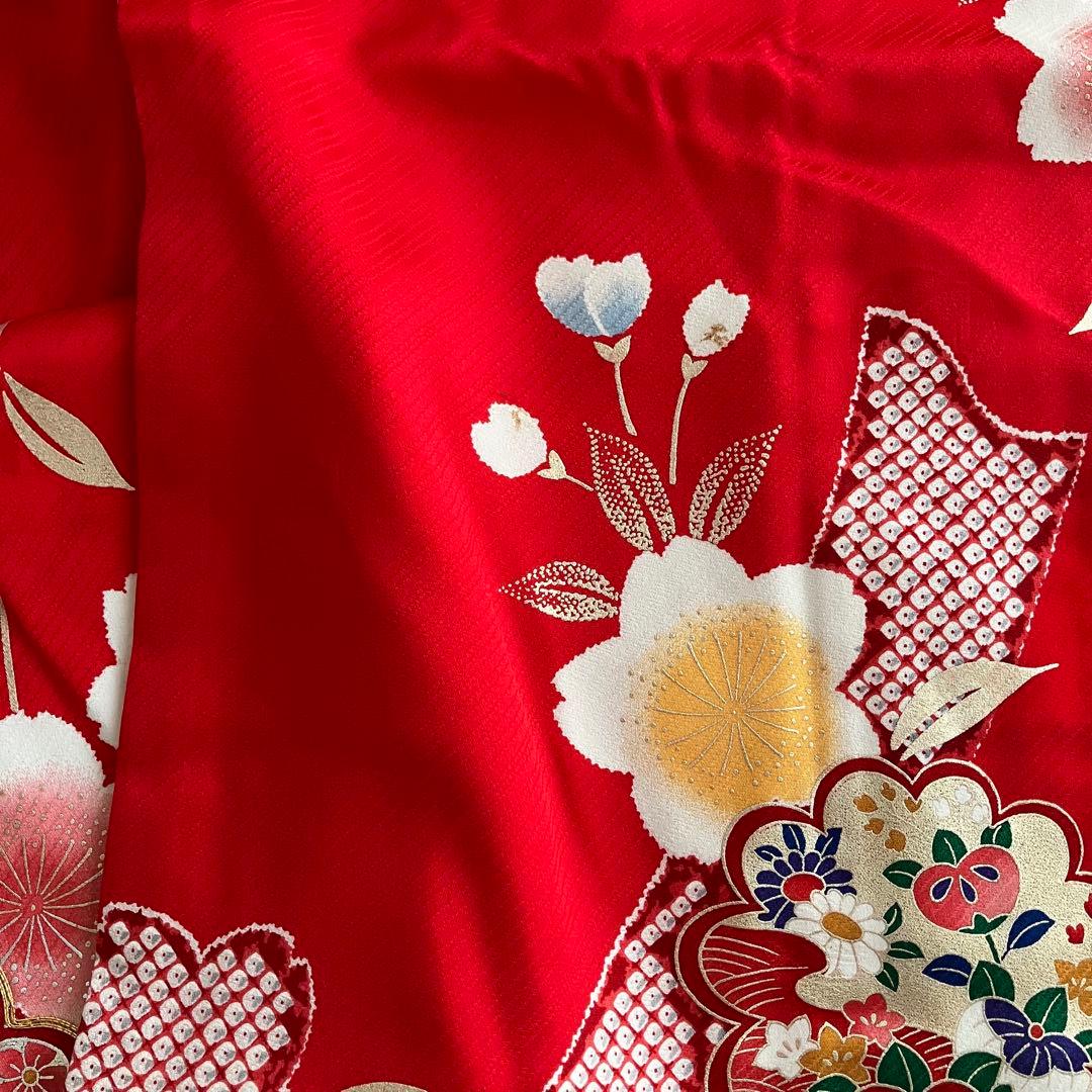 七五三　女の子　着物　７歳用　アンティーク