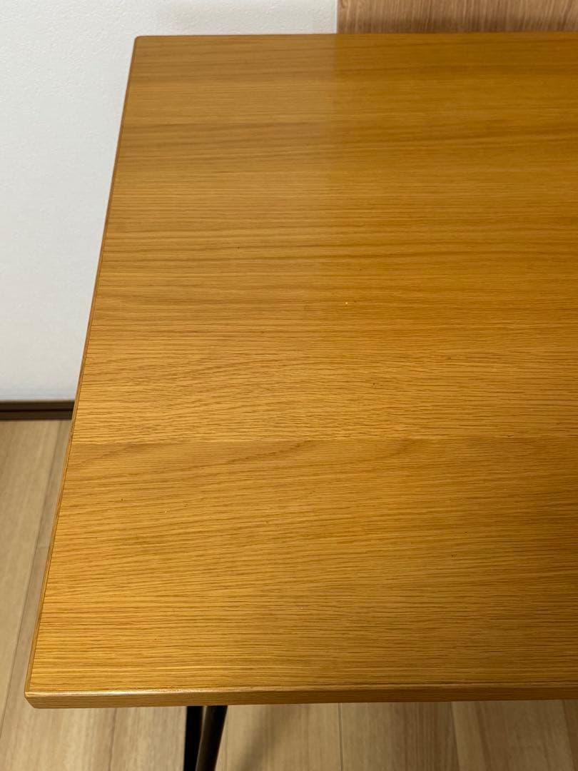 美品　無印良品 木製折りたたみテーブル W120cm