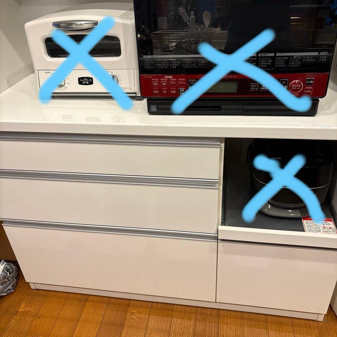 訳あり　食器棚　②下棚のみ