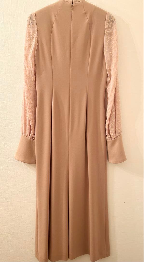 Mame Kurogouchi フラワープリントスリーブワンピース