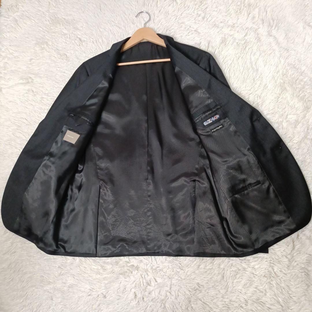 極美品■PAOLONI パオローニ イタリア製 セットアップ スーツ　グレー
