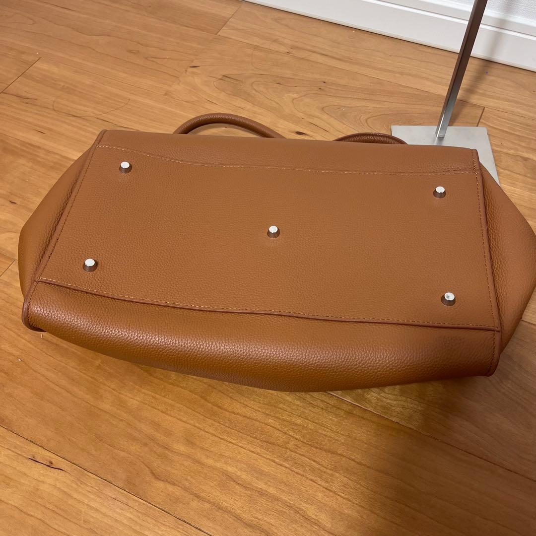 極美品ジストリーキャメル レザー トートバッグ 大容量