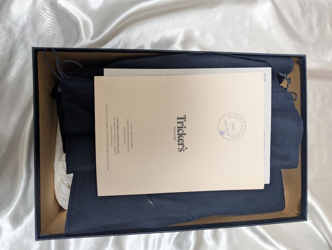 ヒ*デ様 新品未使用　tricker's　スエード　ブーツ　ブルー　ビブラムソー