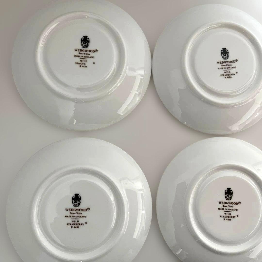 【FT】ウェッジウッド ワイルドストロベリー　ティーカップ&ソーサー 6客セット