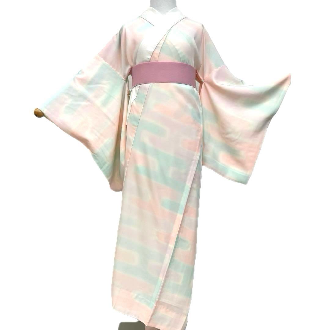 【着物と帯 時流】J25918ts◆正絹 長襦袢◆居敷あて付