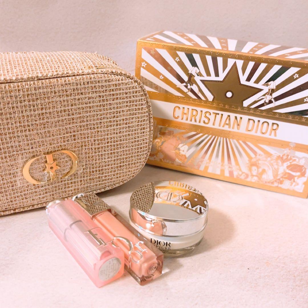 gp☆未使用☆ DIOR 2025 ホリデーオファー ポーチセット 限定品