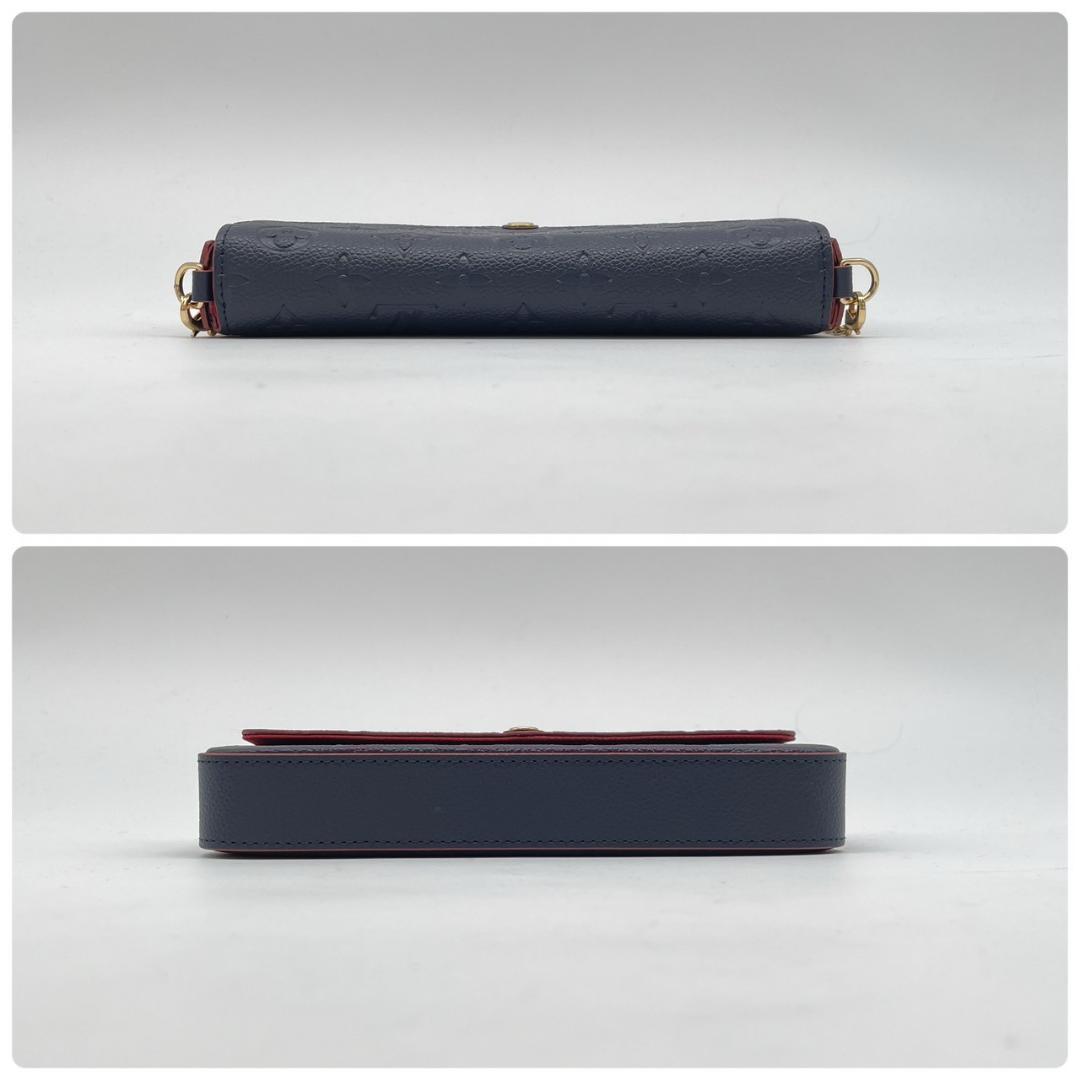 新品同様✨ ルイヴィトン チェーンウォレット フェリシー アンプラント マリーヌ