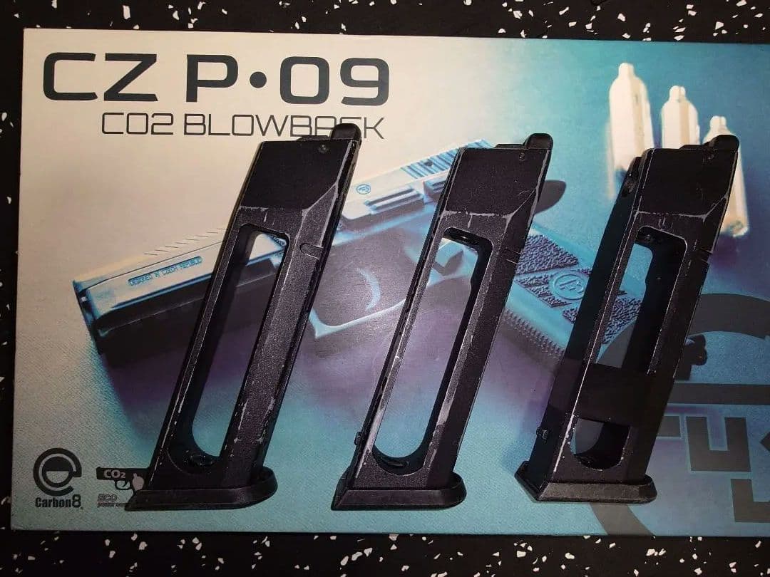 CZ P-09 ガスガン マガジン3本付き