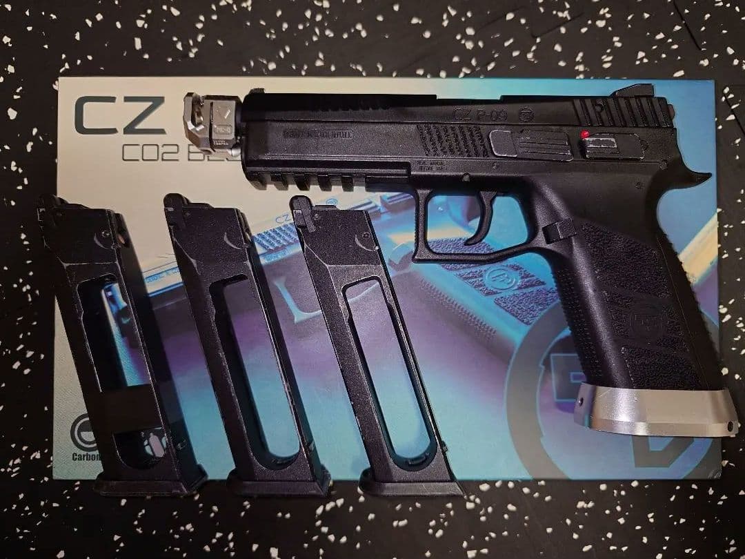 CZ P-09 ガスガン マガジン3本付き