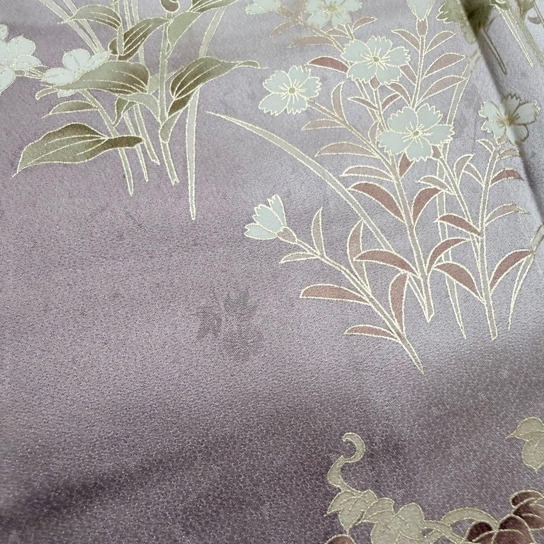 正絹 訪問着 着物 単衣 手描き 京友禅