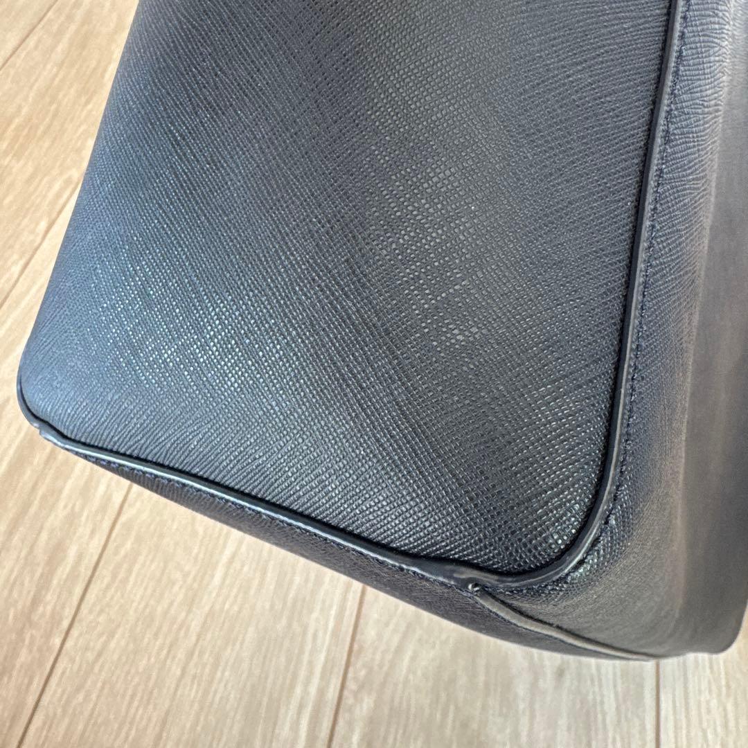 トリーバーチ　トートバッグ　A4サイズ　紺色