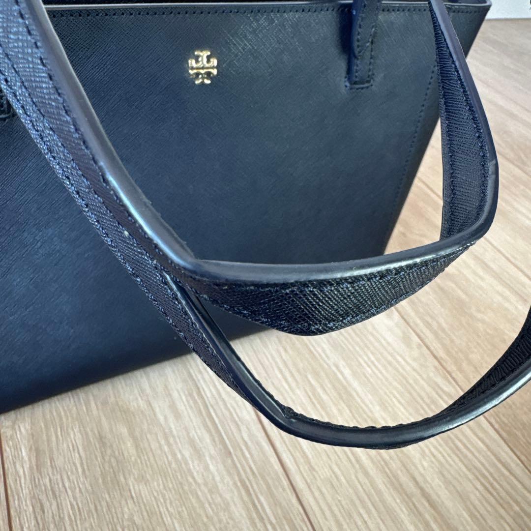 トリーバーチ　トートバッグ　A4サイズ　紺色