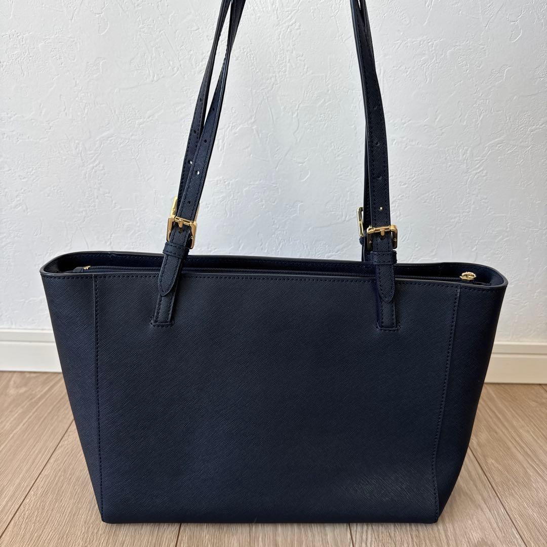 トリーバーチ　トートバッグ　A4サイズ　紺色