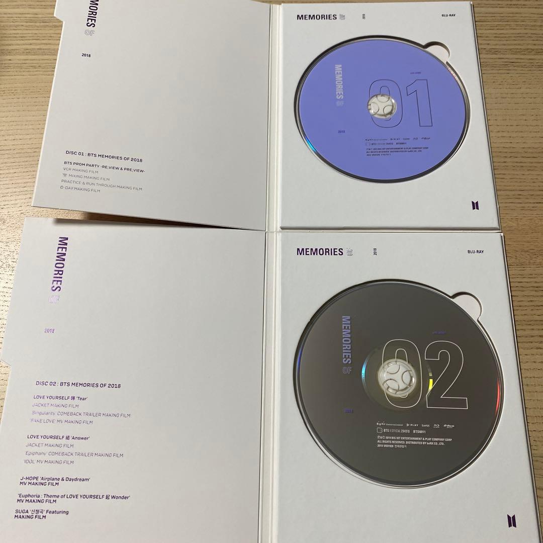 BTS MEMORIES OF 2018 ブルーレイ V テテ テヒョン トレカ