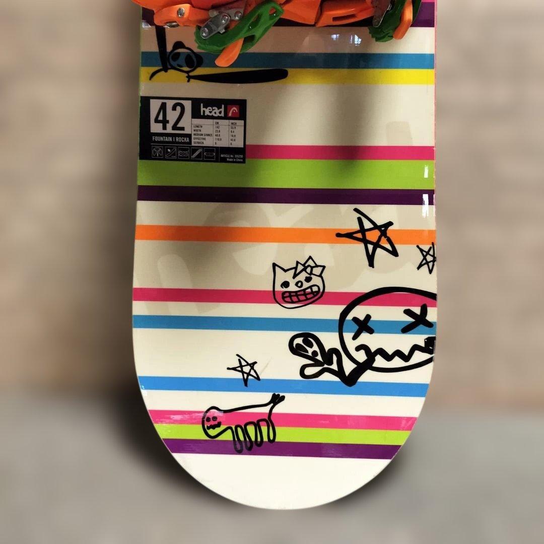 HEAD スノーボード 142cm サロモンブーツセット