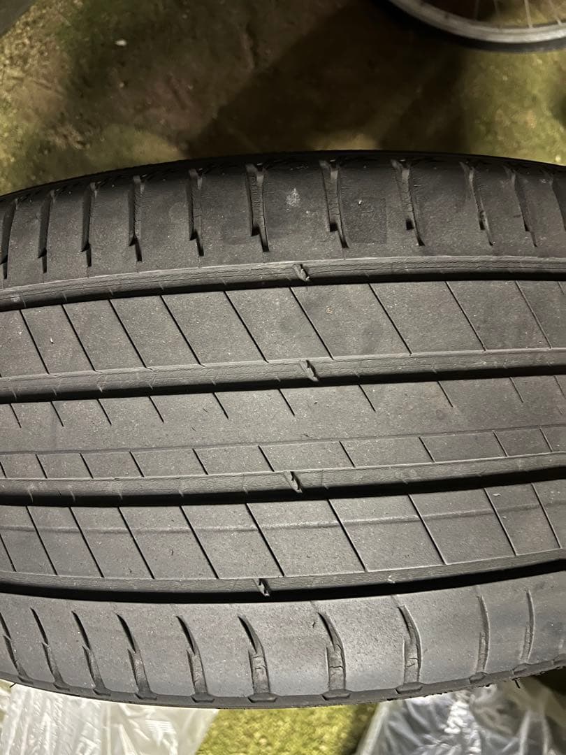 テスラ モデルx 20インチ タイヤホイールセット マットブラック塗装