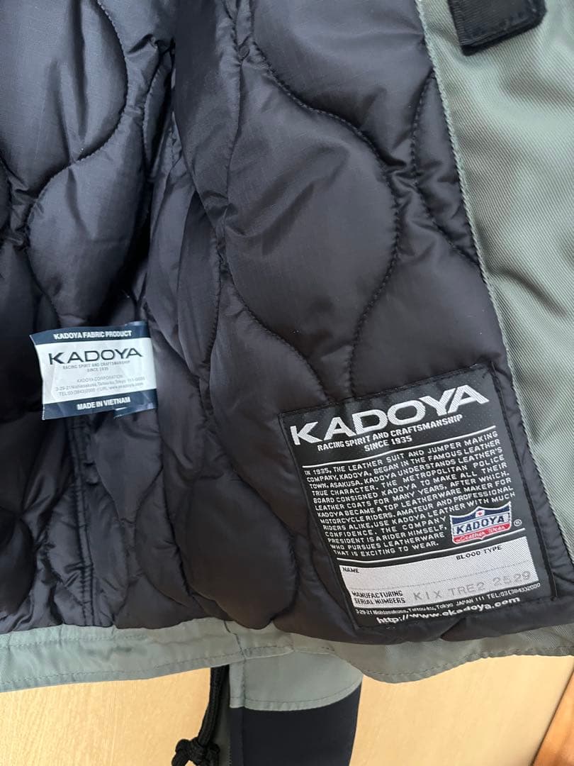 最終値下げ中 カドヤ ジャケット 防寒 LL ライダース