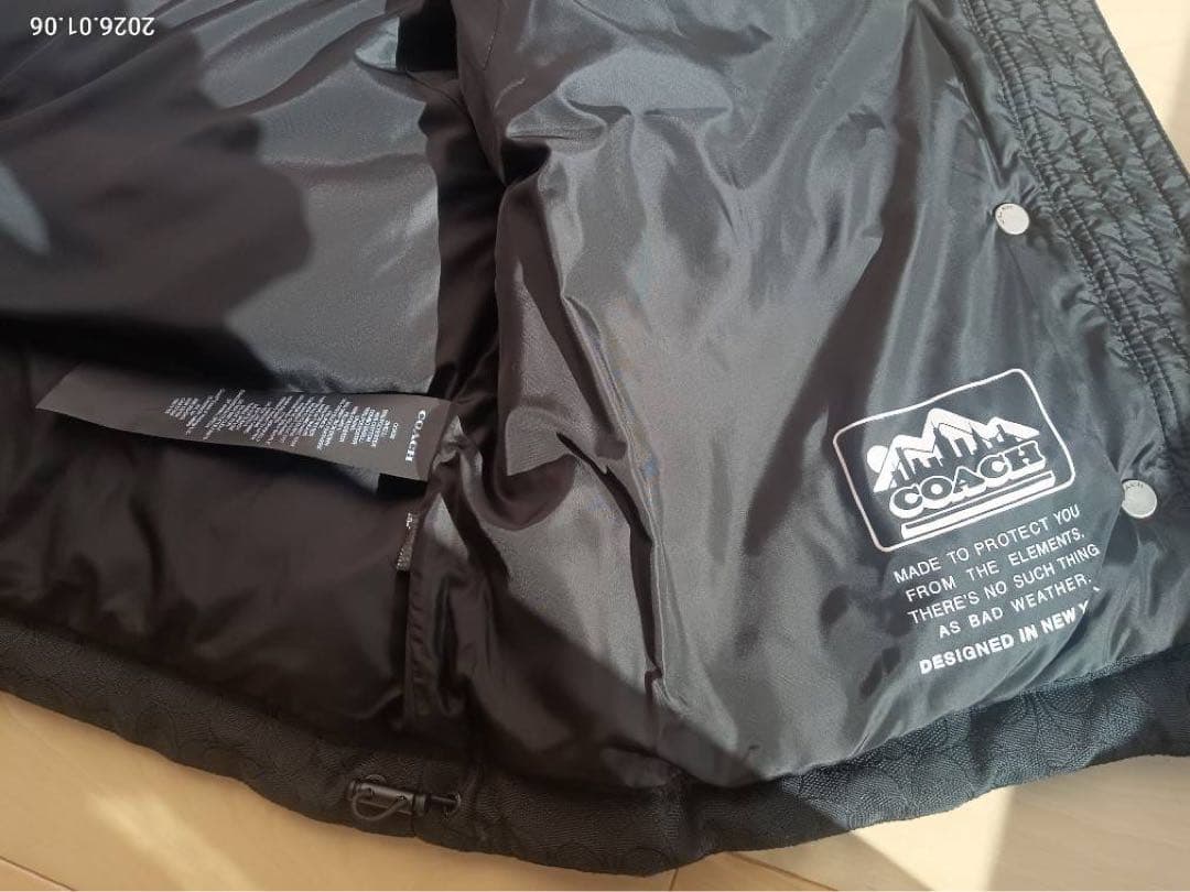 【新品未使用】COACH シグネチャー ダウン ベスト