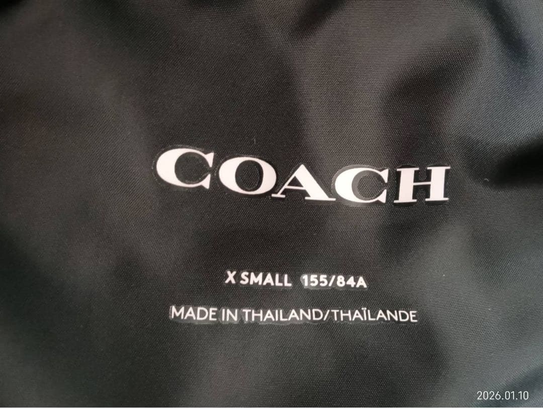 【新品未使用】COACH シグネチャー ダウン ベスト