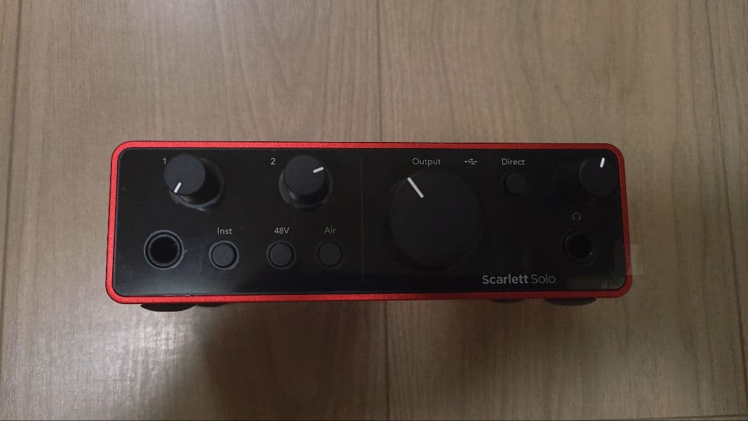 DTM・DAW Focusrite scarlett Solo(gen.4)
