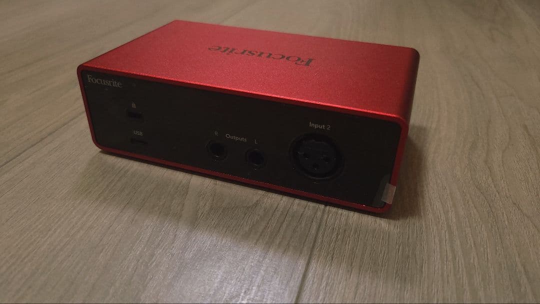 DTM・DAW Focusrite scarlett Solo(gen.4)