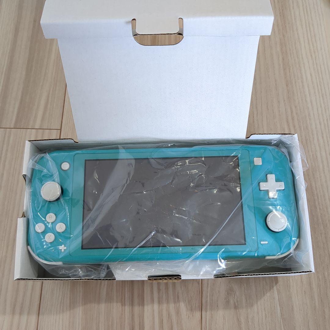 Nintendo Switch Lite ターコイズ GRIP CASE付き
