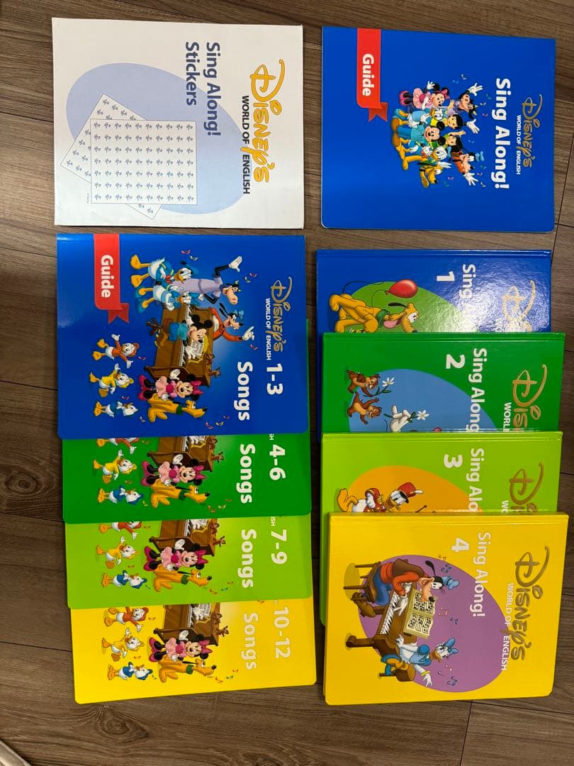 ディズニー英語DWE シングアロング　2018年購入CD&絵本&ガイド