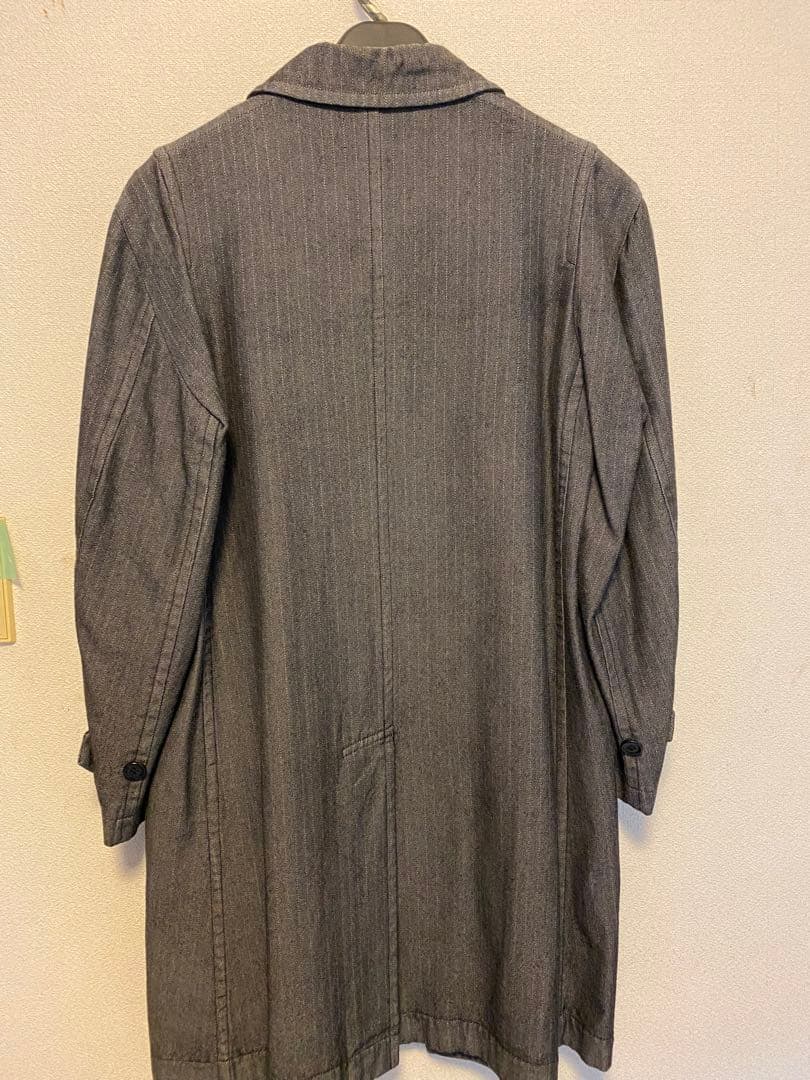 ジ*）様 コムデギャルソンコート　超美品 メンズライクなボックス型！