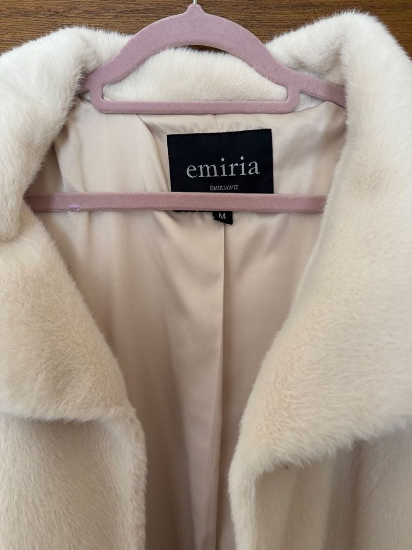 エミリアウィズ　フェイクファー　ロングコート　店舗限定