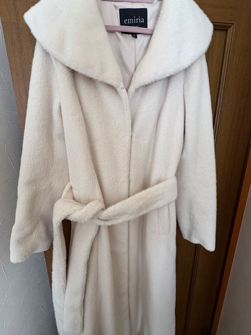 エミリアウィズ　フェイクファー　ロングコート　店舗限定