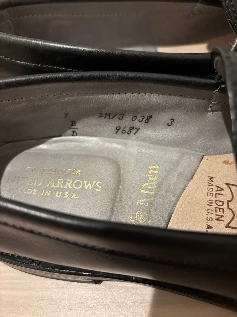 ALDEN × UNITEDARROWS ローファー us7