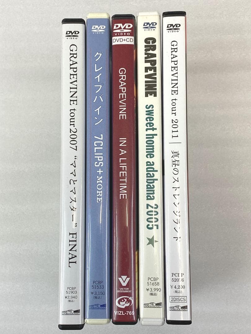 【GRAPEVINE/グレイプバイン】DVD5枚セット☆まとめ売り