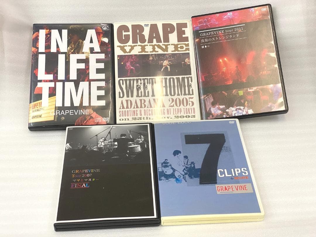 【GRAPEVINE/グレイプバイン】DVD5枚セット☆まとめ売り