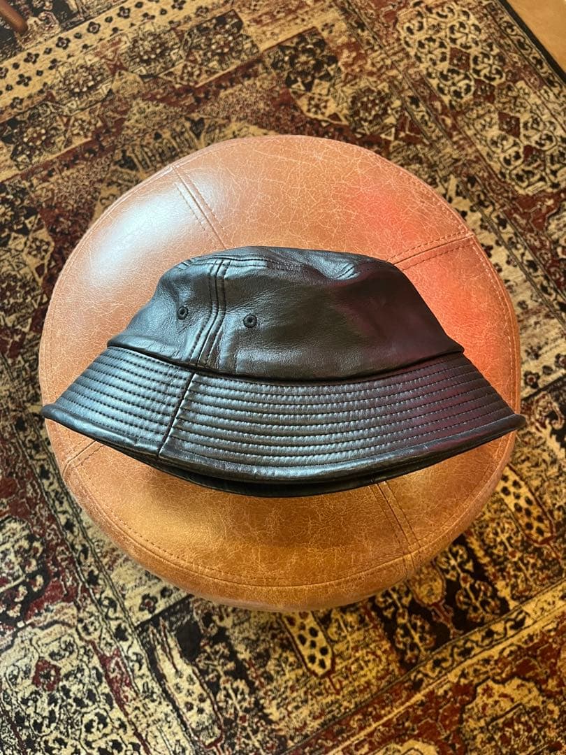 COOTIE PRODUCTIONS レザーバケットハット Lサイズ