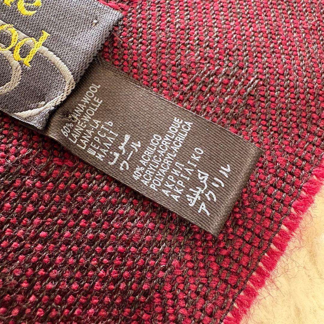 ヴィヴィアン・ウエストウッド オーブ総柄マフラー ストール タグ付き未使用品