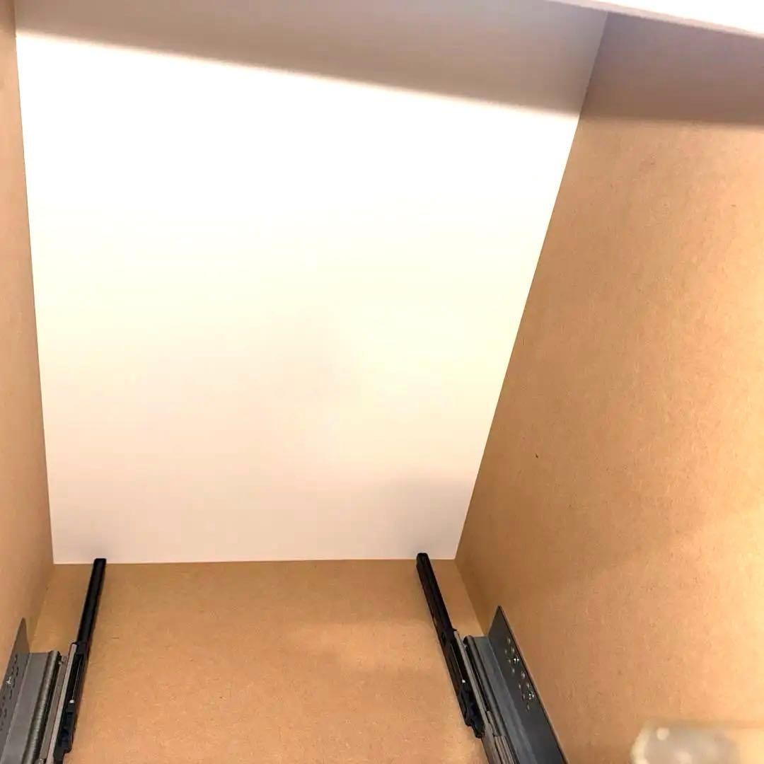 【9/17-21発送】リガーレ　キッチンボード　白　下台ハイタイプ　ニトリ