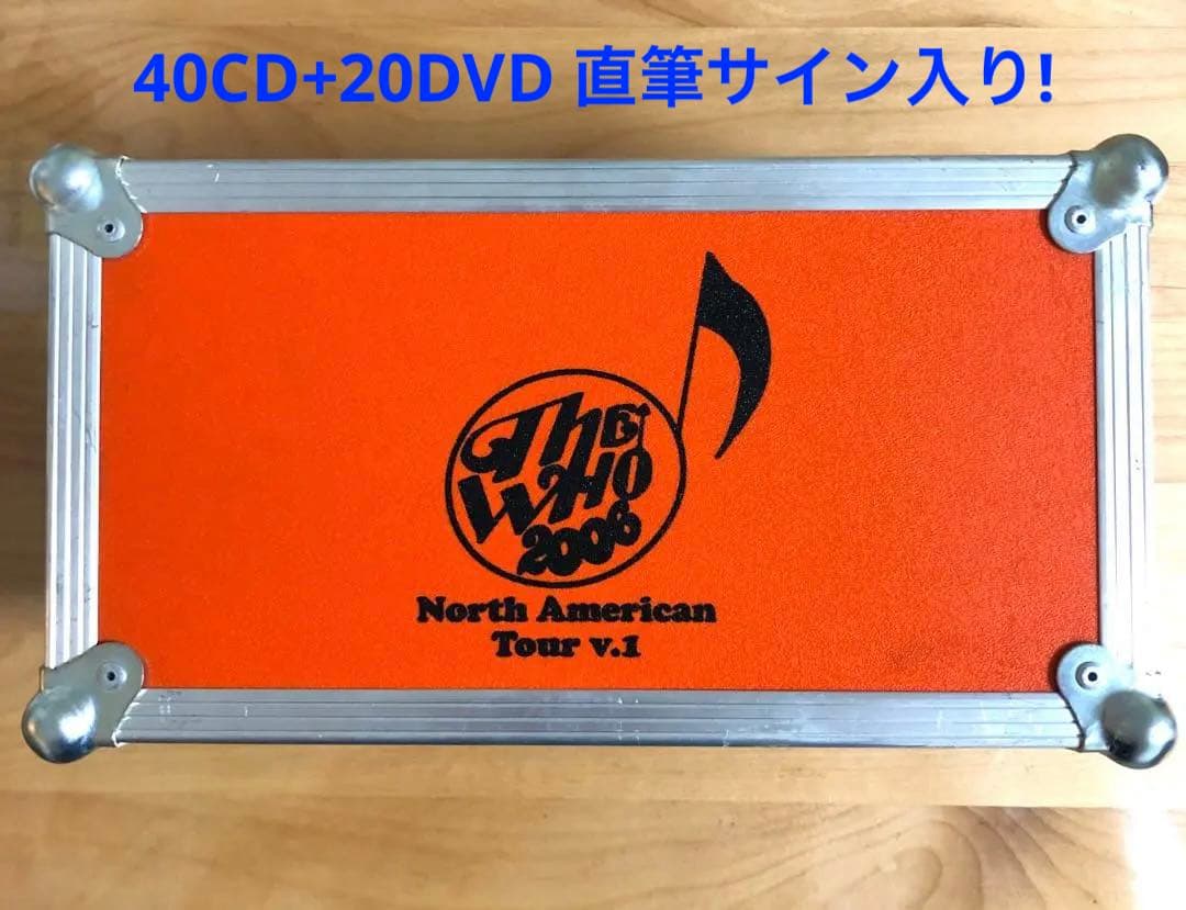 【40CD+20DVD 直筆サイン】THE WHO: 2006 TOUR V.1