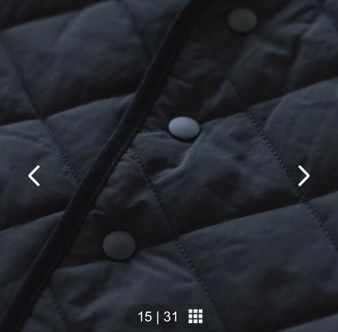 毎日着回したいキルティングベスト　よしいちひろさんコラボ　ブラック　完売品