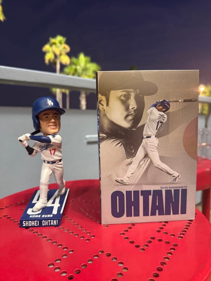 ら*ー様 【即日発送可能】大谷翔平　ボブルヘッド　バッター50/50記念　8/2