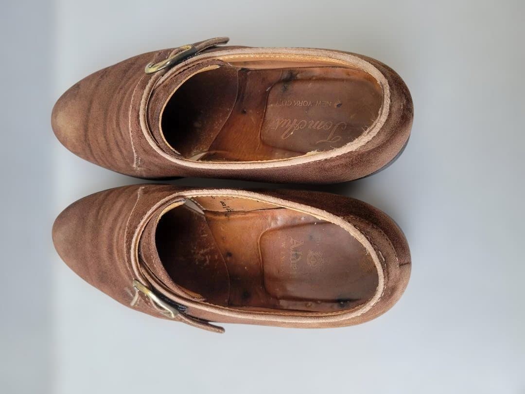 ALDEN モンクストラップ スエード Aberdeen 6B/D 25cm