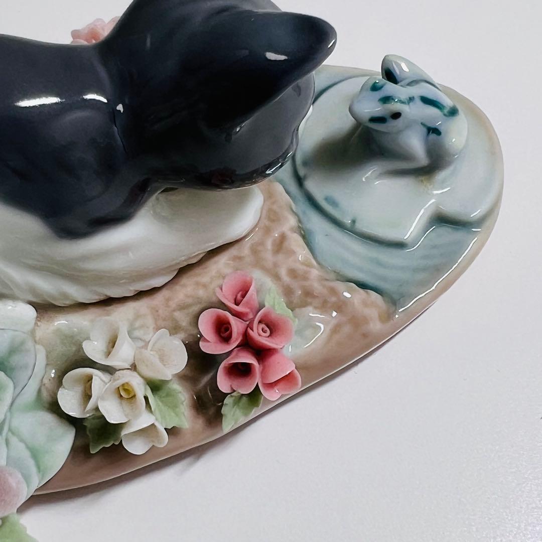 希少 共箱あり LIADRO KITTY CONFRONTATION にらみ合い