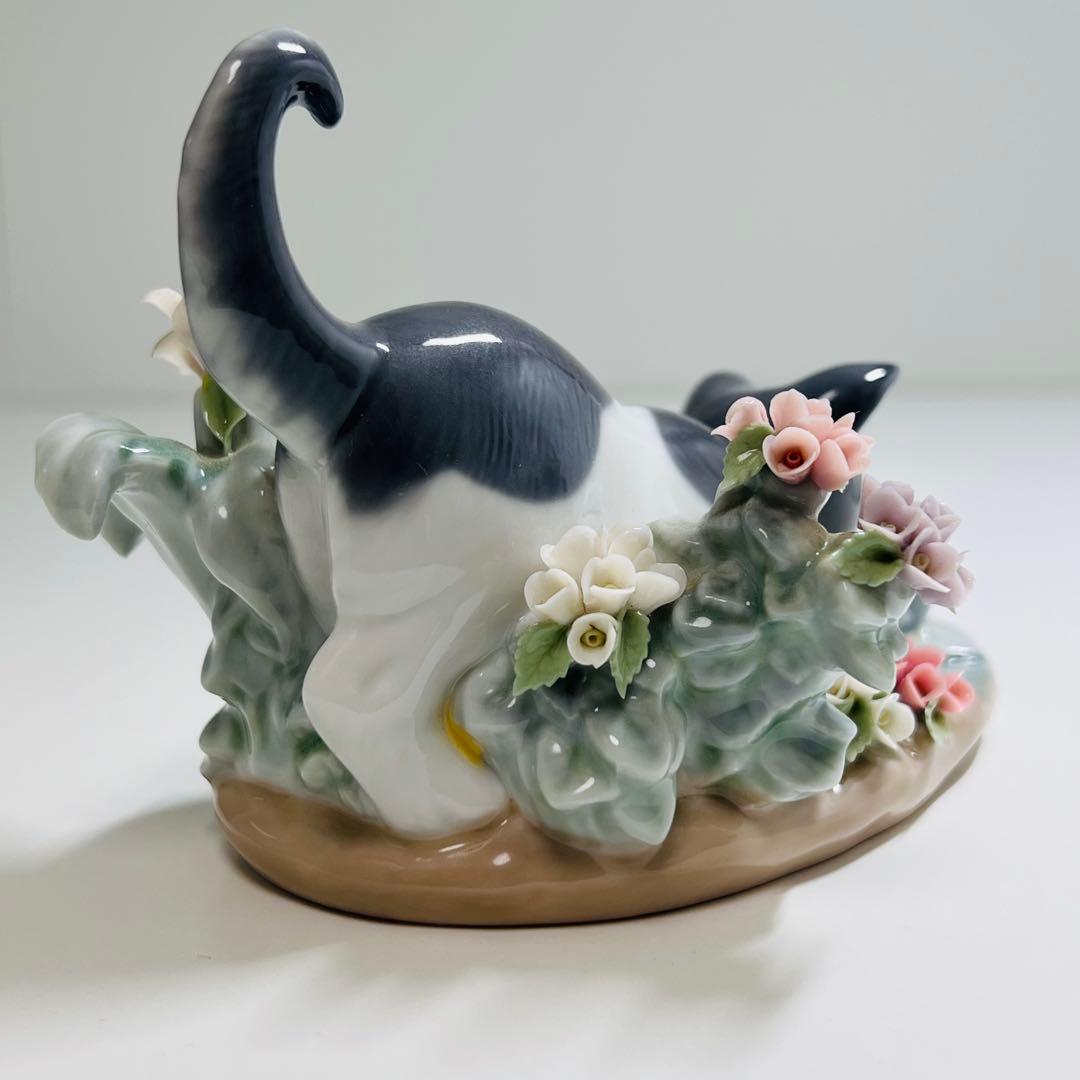 希少 共箱あり LIADRO KITTY CONFRONTATION にらみ合い