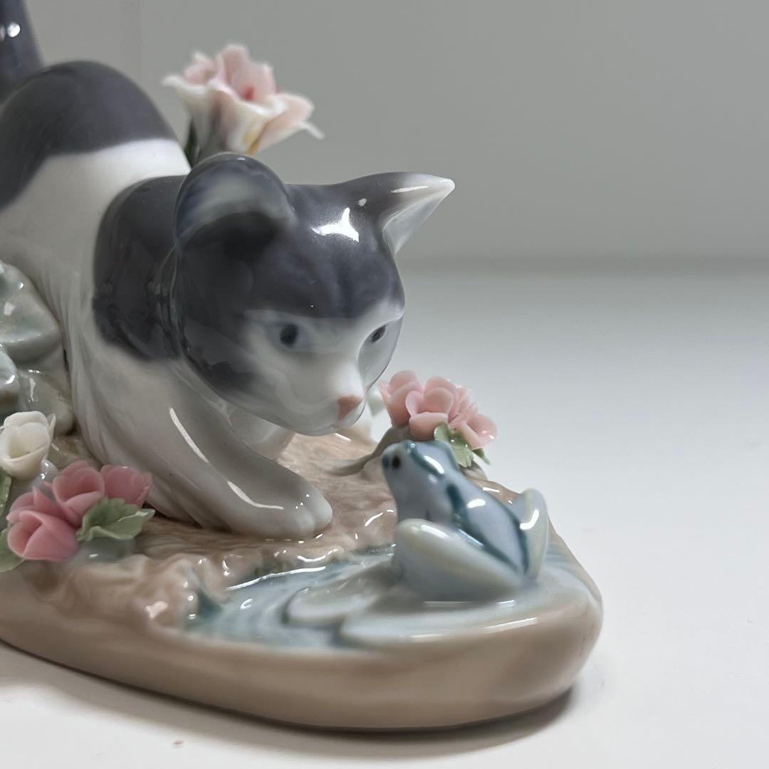 希少 共箱あり LIADRO KITTY CONFRONTATION にらみ合い