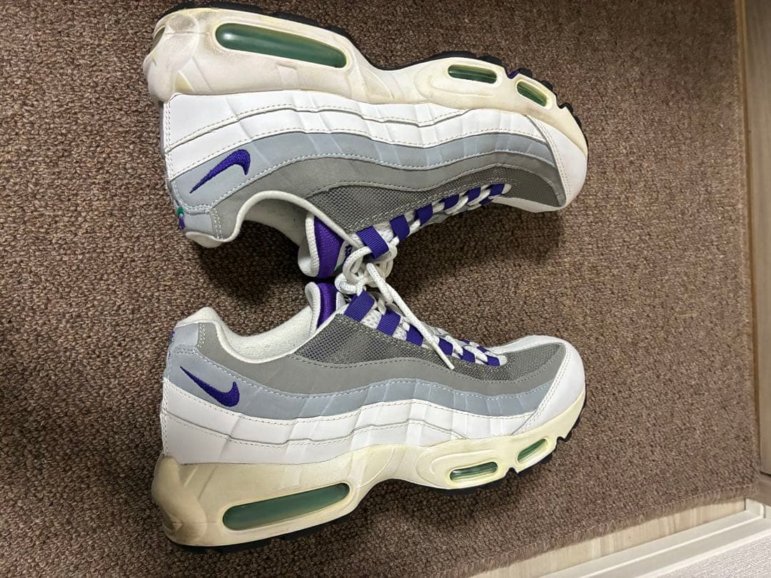 Nike Air Max 95 10.5 グレー/ホワイト/パープル