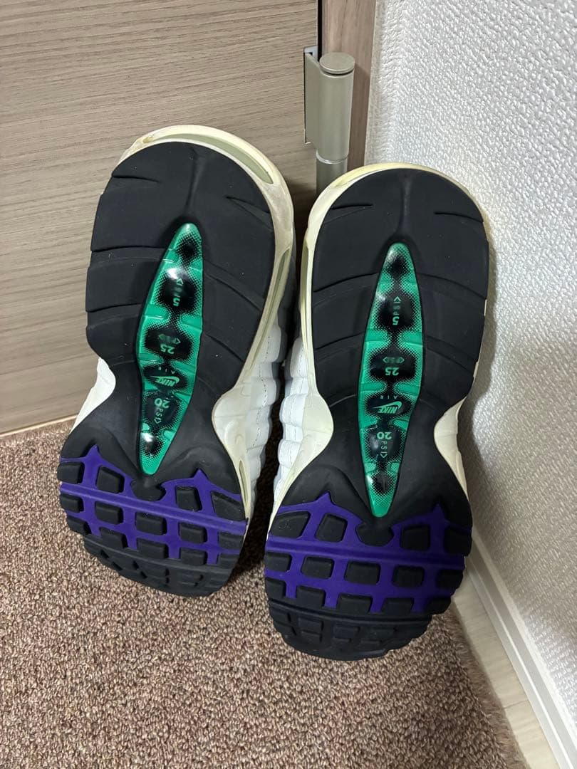Nike Air Max 95 10.5 グレー/ホワイト/パープル
