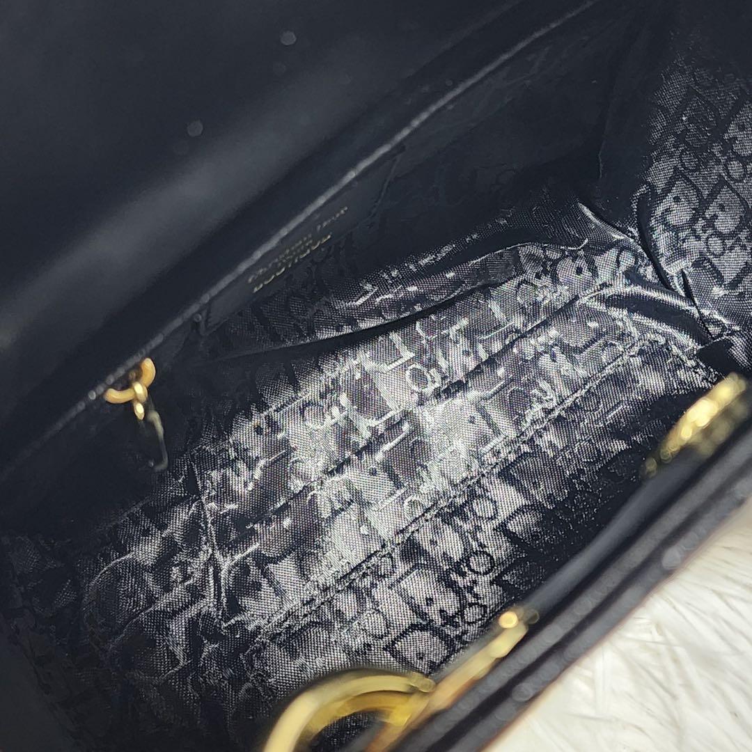 ぽ*ん様 Christian Dior　ハンドバッグ　ショルダーバッグ　黒　ノベ