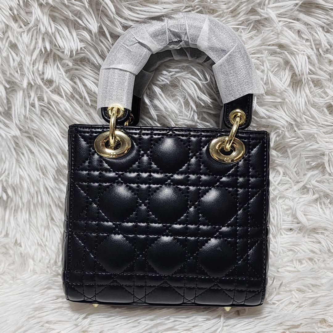 ぽ*ん様 Christian Dior　ハンドバッグ　ショルダーバッグ　黒　ノベ