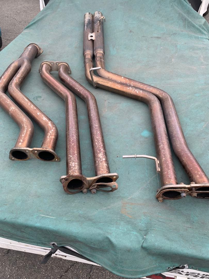 jzx100 フルデュアルマフラー　フルストレート