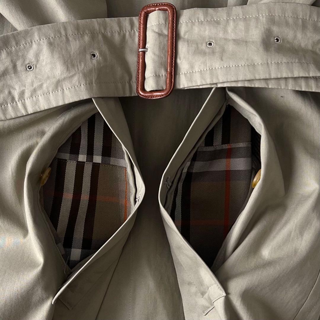 Burberry ステンカラーコート ライナー付き ノバチェック Lサイズ相当