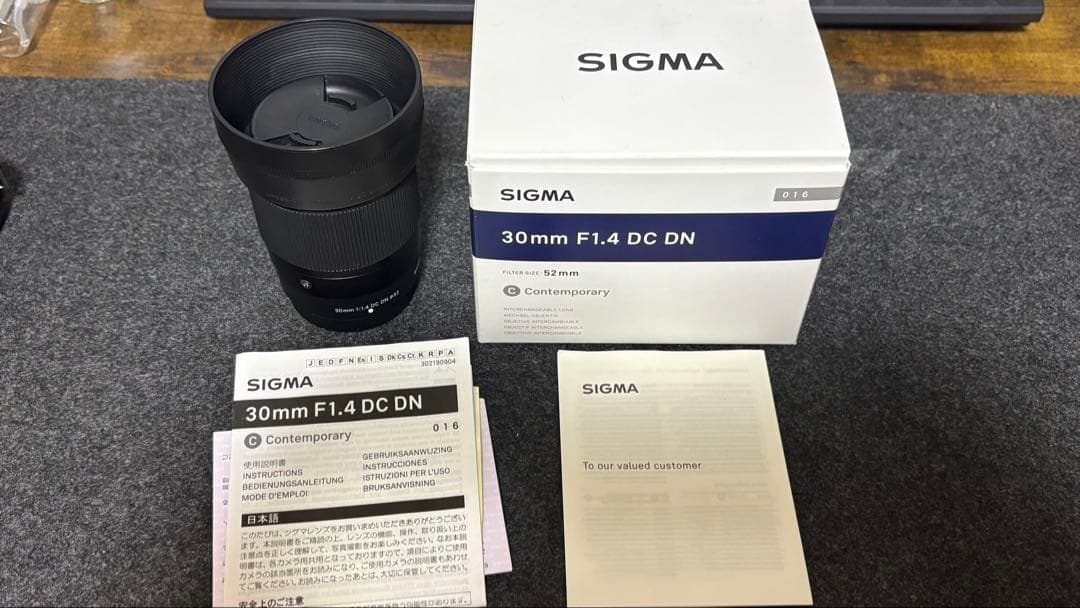 SIGMA 30mm F1.4 DC DN Contemporary Xマウント